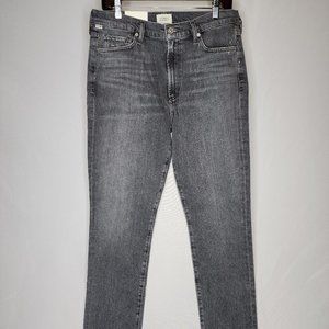 NWT Citizens of Humanity High Rise Slim Olivia Jeans in Silver Mist